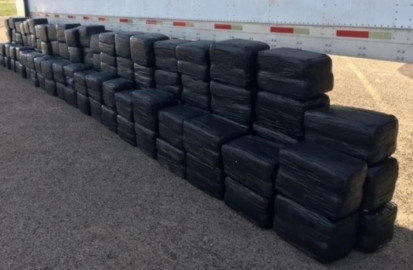 Decomisan cargamento de droga en Edinburg 