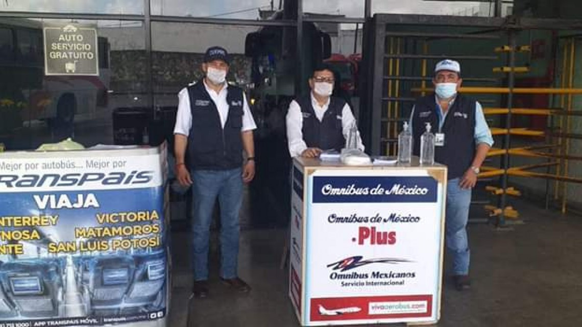 Aplican filtros sanitarios en Tamaulipas