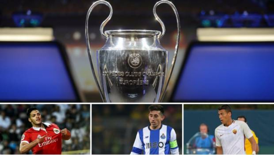 Siete mexicanos en Champions League