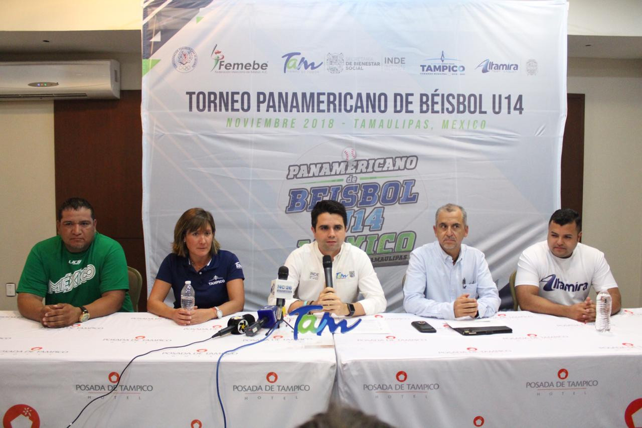 Tamaulipas recibe el Campeonato Panamericano de béisbol U14