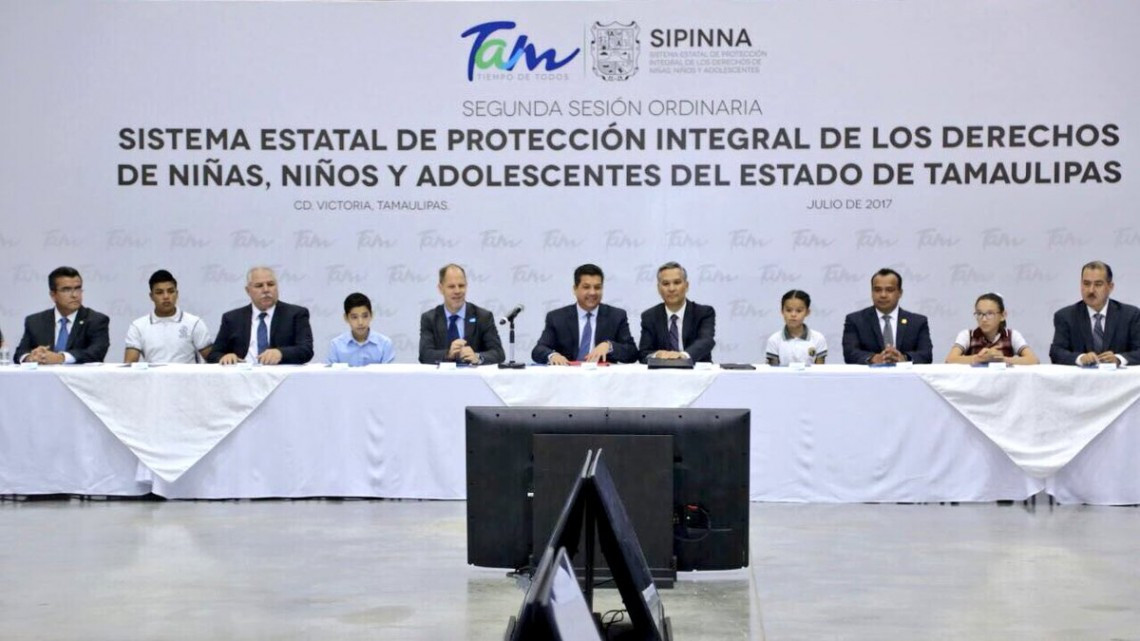 Gobernador refrenda su compromiso a niños y jóvenes de Tamaulipas