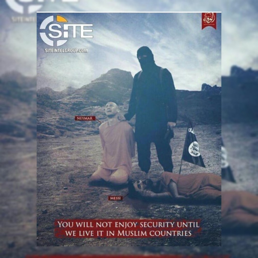 ISIS envía otro mensaje aterrador, ahora con Neymar y Messi