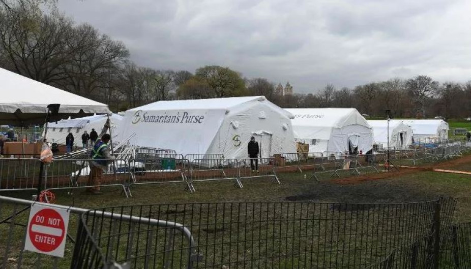 Desmantelarán hospital móvil en Central Park  