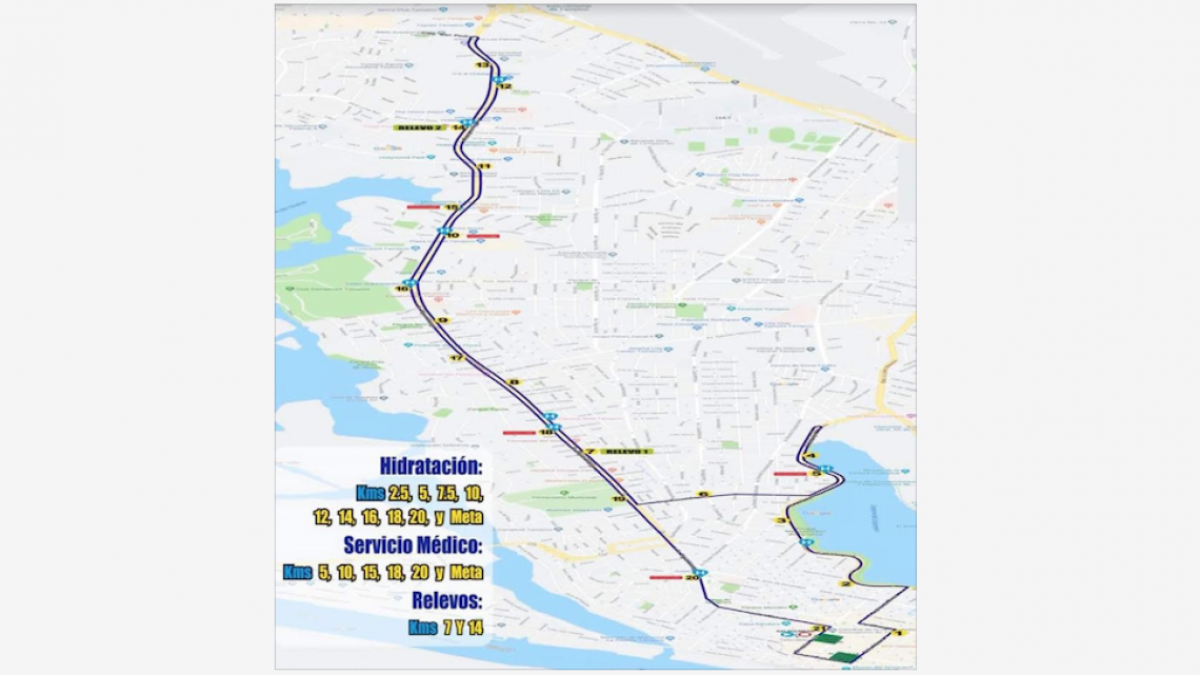 Todo listo para el Medio Maratón de Tampico
