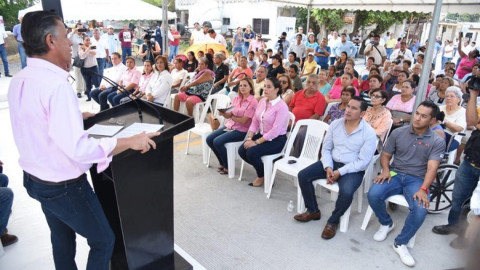 Continúa Chucho Nader cumpliendo con obras