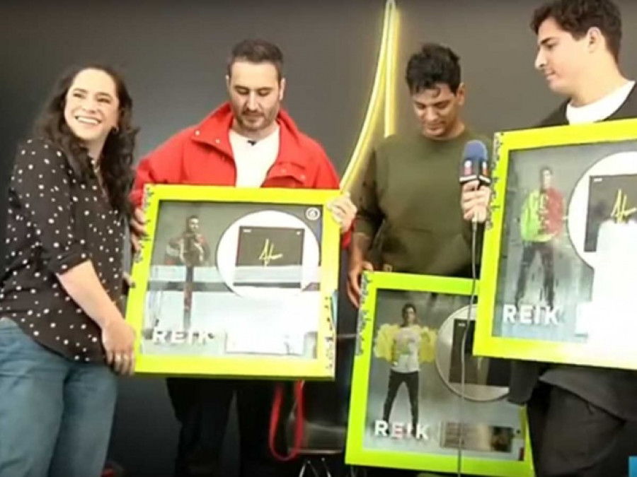 Reik recibe Disco de Platino por álbum “Ahora”