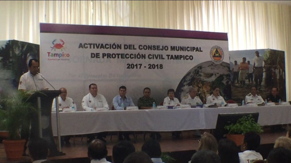 Activan en Tampico el Consejo Municipal de Protección Civil