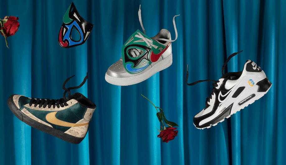 A 2 de 3 caídas: Nike lanzó colección inspirada en la Lucha Libre