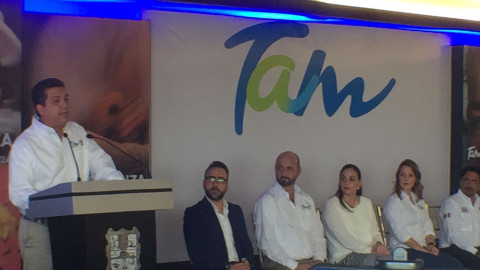 Gobernador de Tamaulipas presenta la marca Tam 