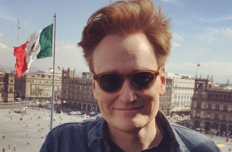 Conan O'Brien graba en México programa para enviar "mensaje humano" a EU