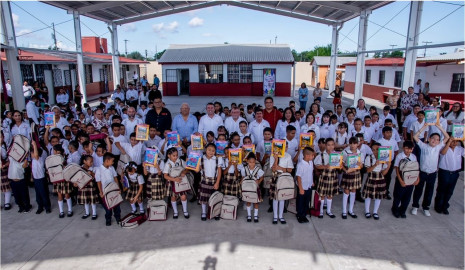 Arranca Jesús Lavín Verástegui Ciclo Escolar 2024-2025 en Valle Hermoso