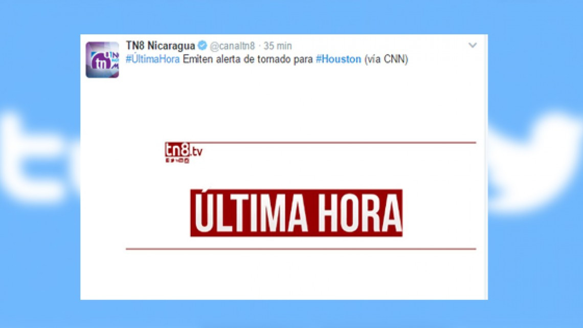 Emiten alerta de tornado para Houston