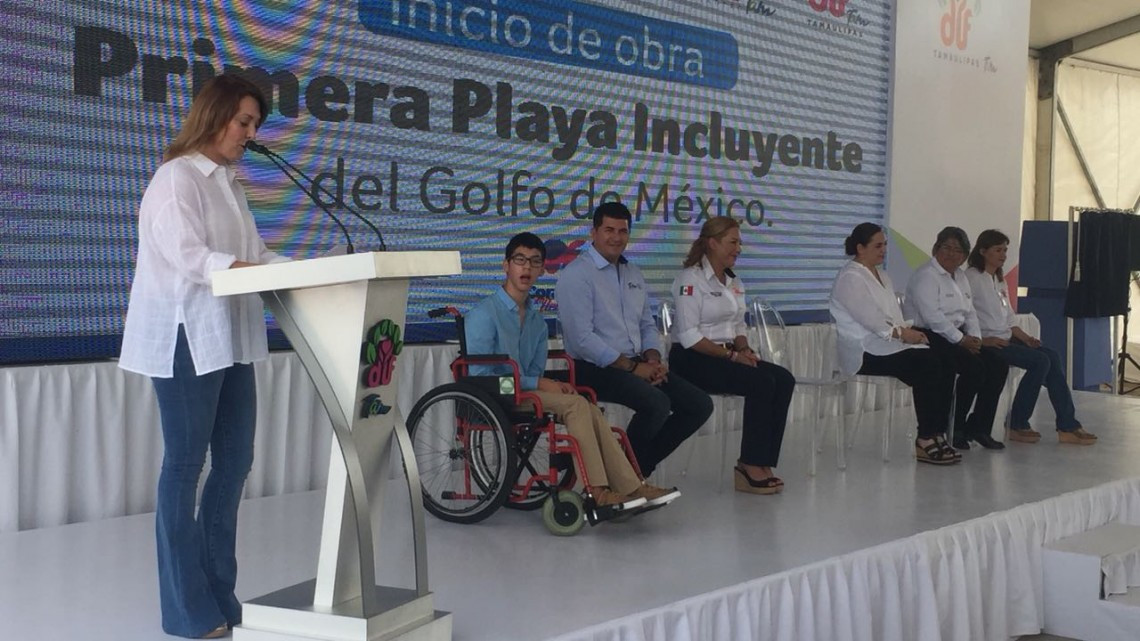 Inician obra de playa incluyente en Miramar