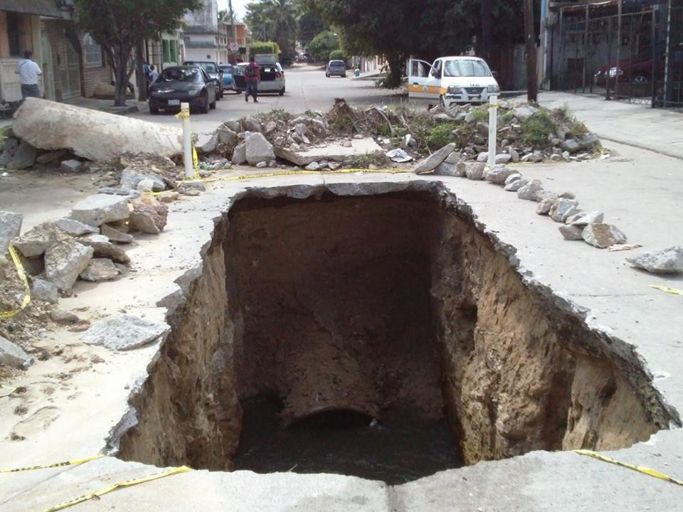 Exige ayuntamiento de Madero a Comapa resultado de estudio por socavones