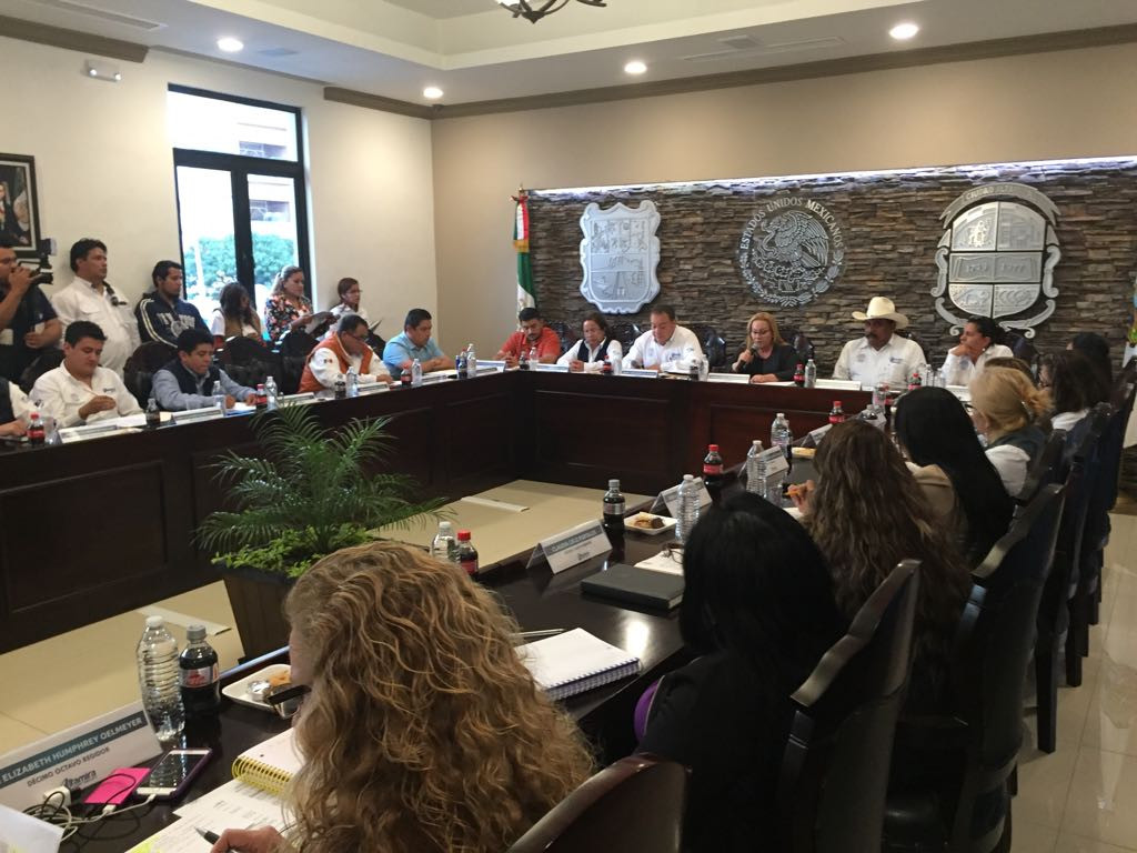 Gestionando recursos federales, que se han retrasado al municipio