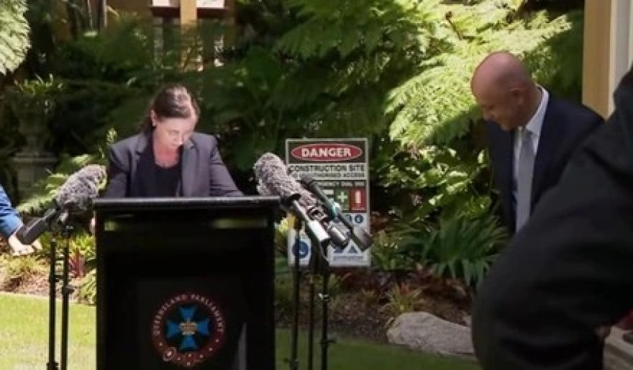 Araña gigante se presenta en reunión de funcionaria australiana