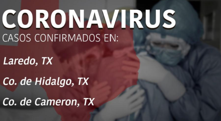 Conoce los casos de COVID-19 en los condados de Hidalgo, Cameron y la ciudad de Laredo, TX