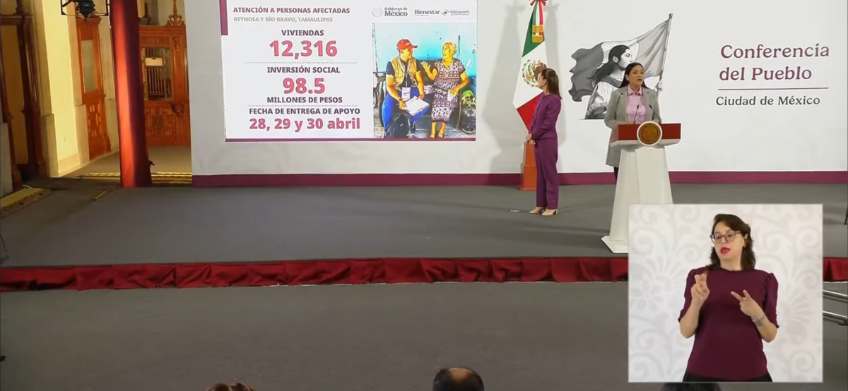 Gobierno entregará 98.5 mdp en apoyos tras inundaciones en Tamaulipas