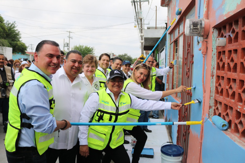 Arranca pintura de 3 mil viviendas en Reynosa