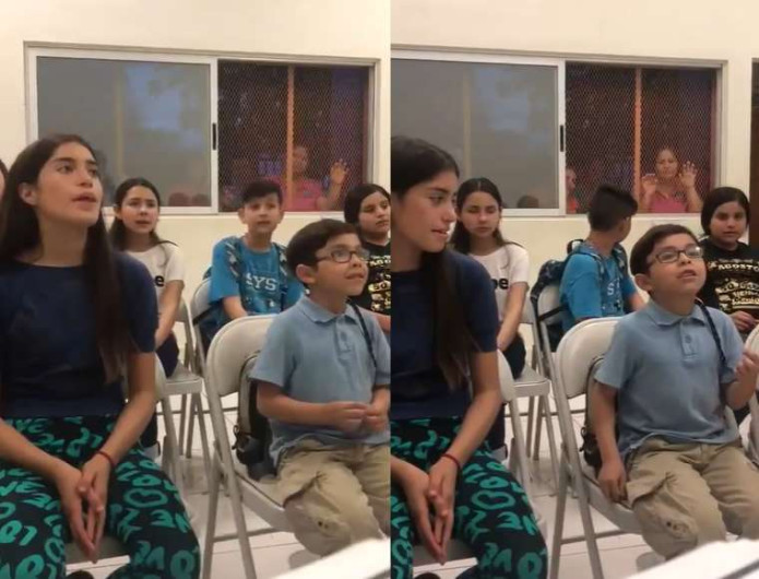 Niño queretano se vuelve al cantar 'El Ropavejero' de Cri-Cri