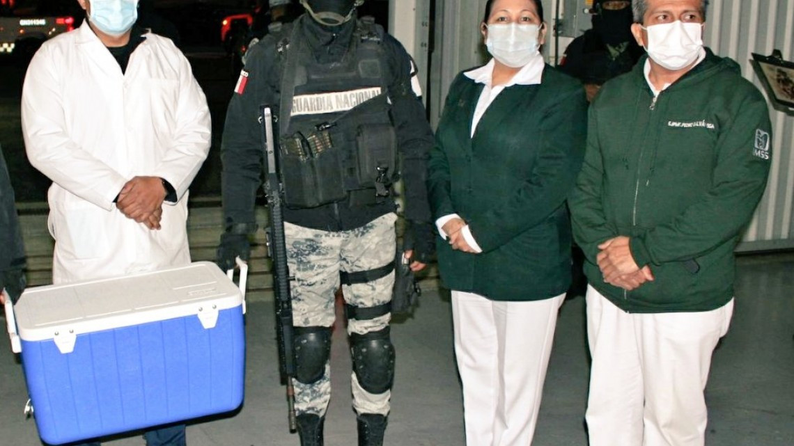 Llegan vacunas anti Covid-19 a Reynosa, Ciudad Victoria y Nvo. Laredo