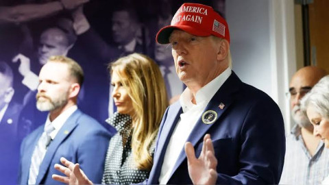 Trump afirma que ‘será una gran victoria’, luego de depositar su voto en Florida