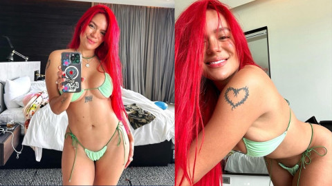 Karol G celebra su cumpleaños con diminuto bikini