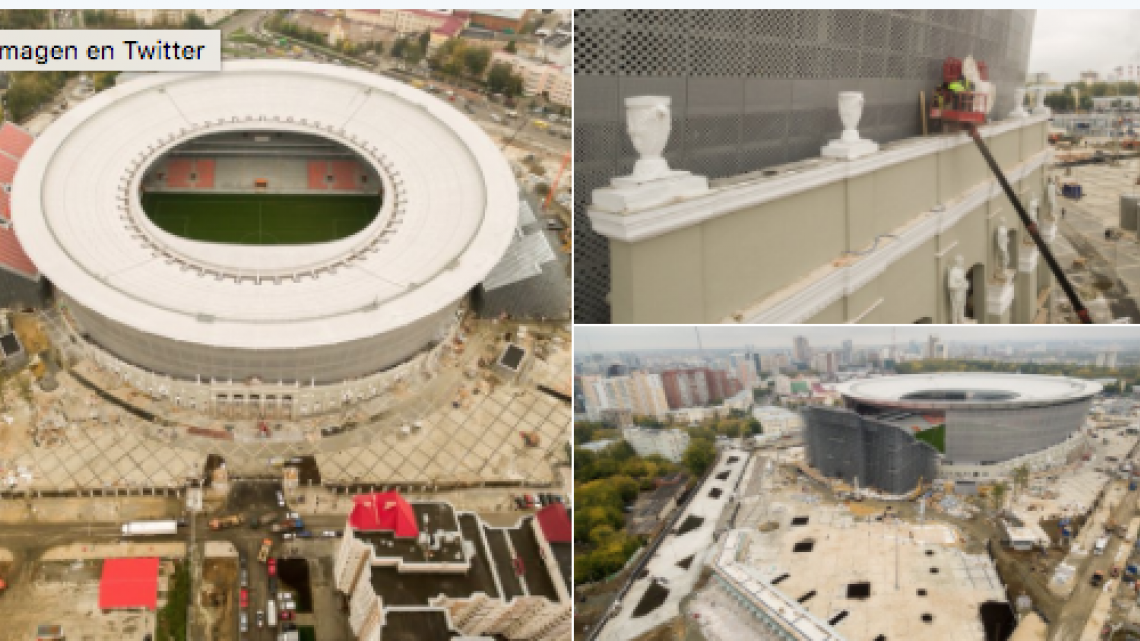 Tendrá Rusia uno de los estadios más extraños para el próximo mundial 