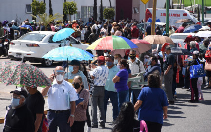 Protestas en Ecatepec por falta de capacitación a personal para vacunación