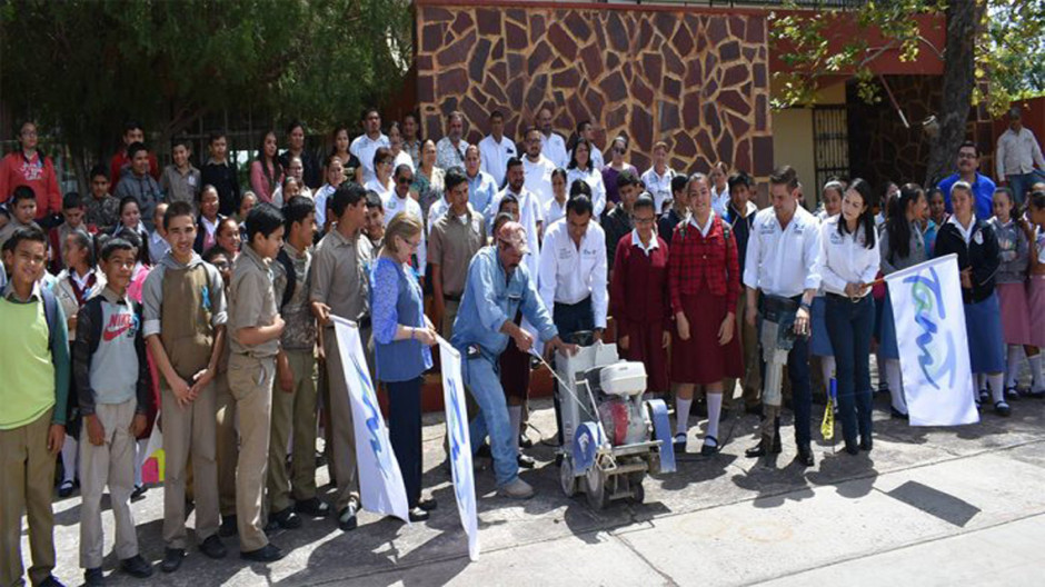 Inician obras educativas en Ciudad Mier