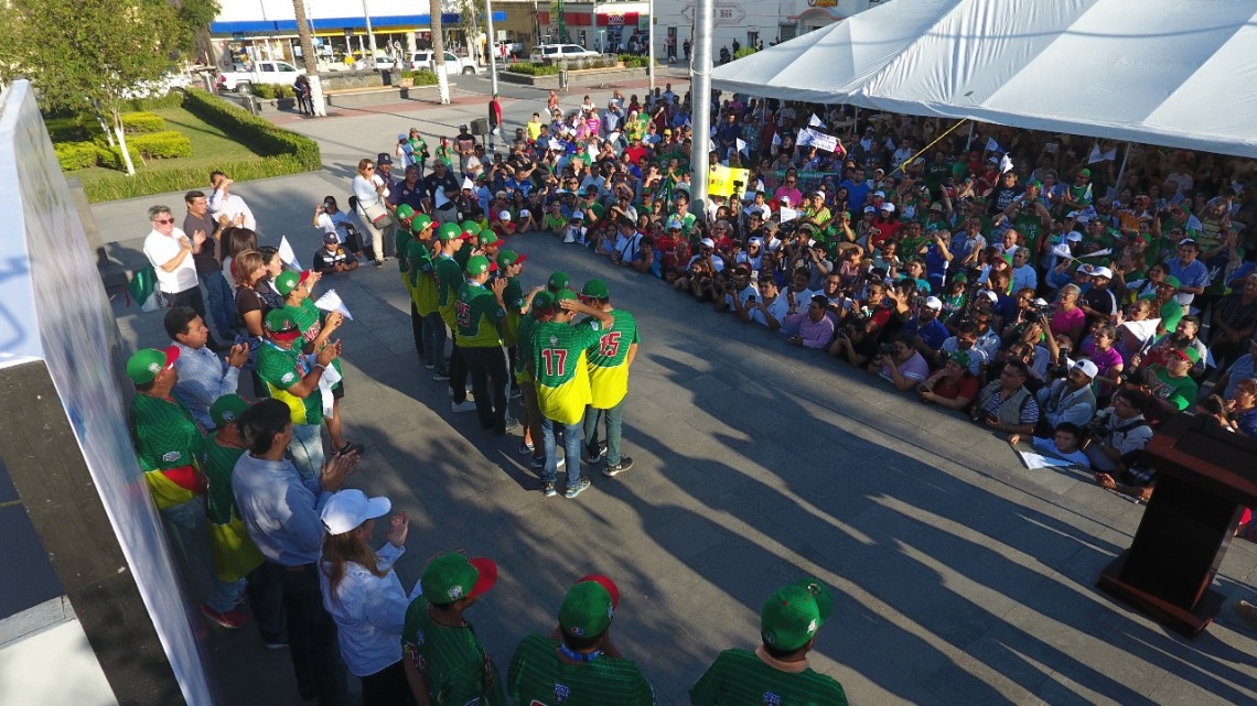 Con Gran alegría recibe Reynosa a peloteritos de la Treviño Kelly