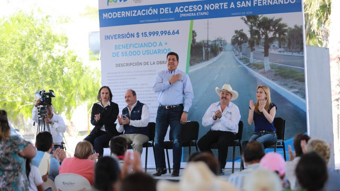 Entrega y arranca Gobernador obras para la transformación de San Fernando