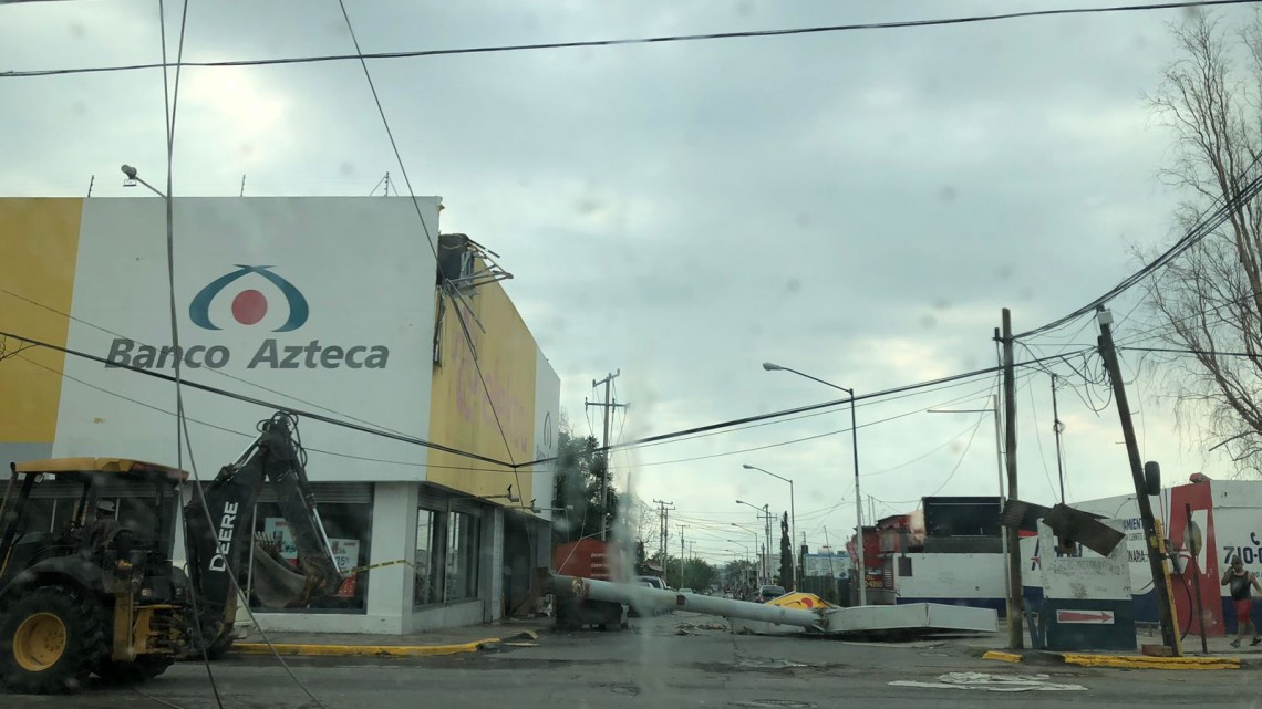 Tormenta en Nuevo Laredo deja más de 157 mil usuarios sin luz 