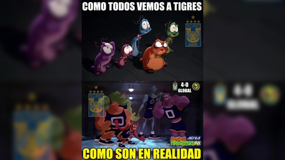 Estos son los memes del triunfo de Tigres ante América