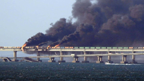 Rusia detiene a ocho sospechosos por explosión en el puente de Crimea