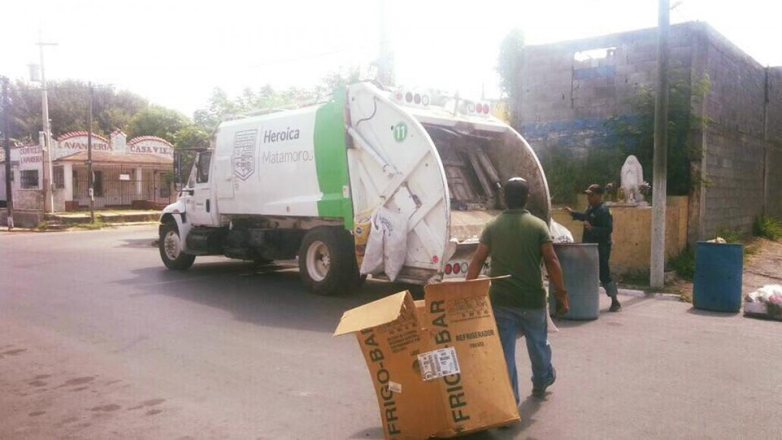 Cancelan recolección de basura por bajas temperaturas