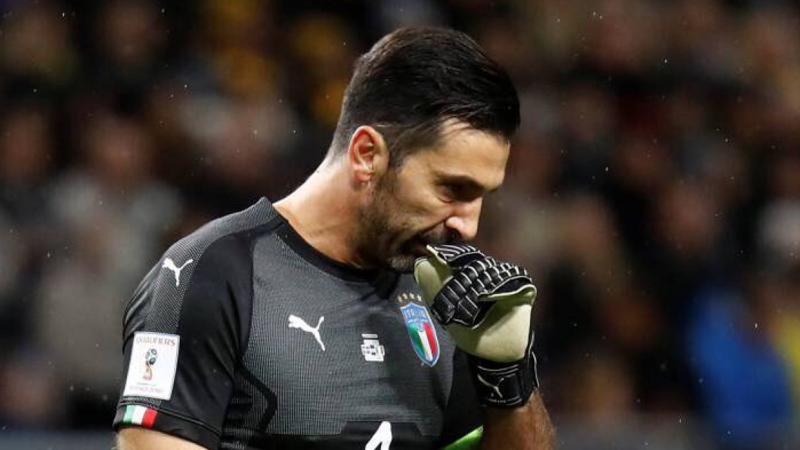 ⚽  Italia queda FUERA DEL MUNDIAL al empatar a cero con Suecia (global 0-1), equipo que se clasifica a Rusia 2018