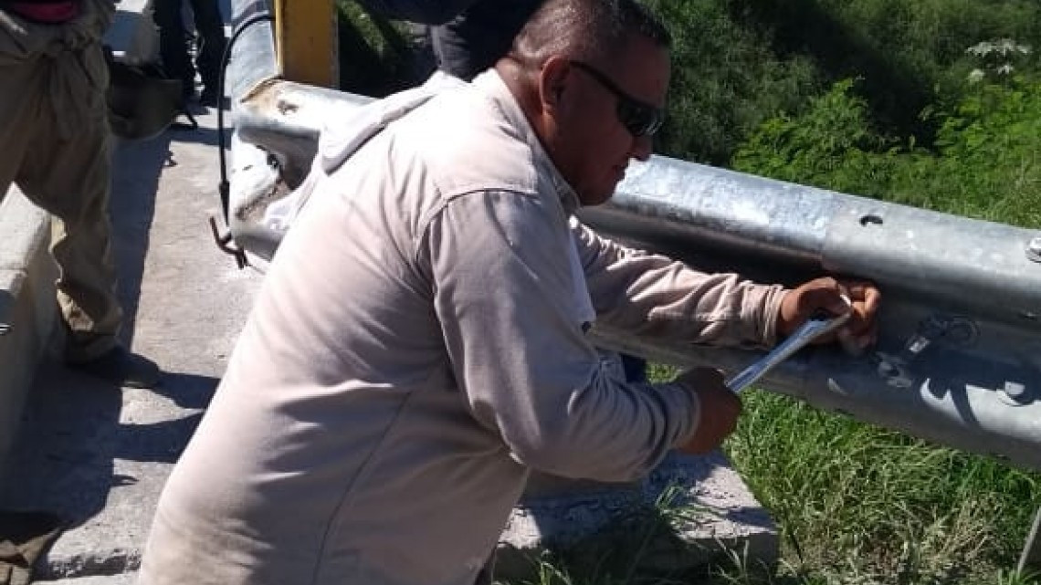 Vallas metálicas contribuyen a la seguridad y orden vial