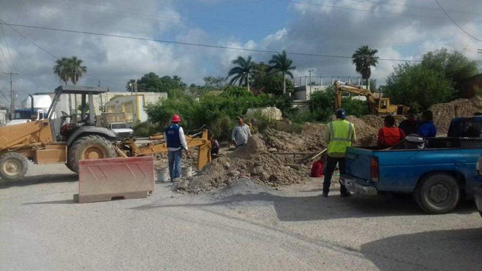 Comapa realiza labores en colonia Granjas