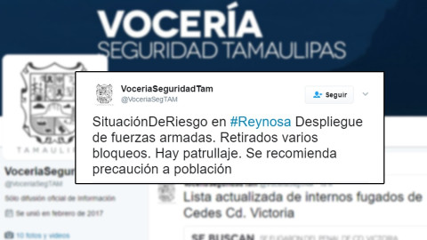 Intensa noche de bloqueos y balaceras en Reynosa