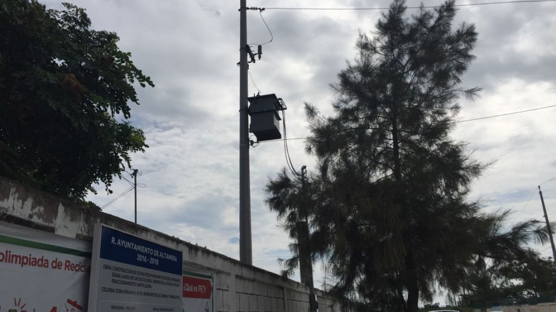 Problema de suministro de energía eléctrica se presenta en escuelas