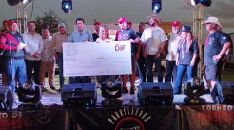 Clausura alcalde Mario López torneo con causa de la sociedad de parrileros tamaulipecos