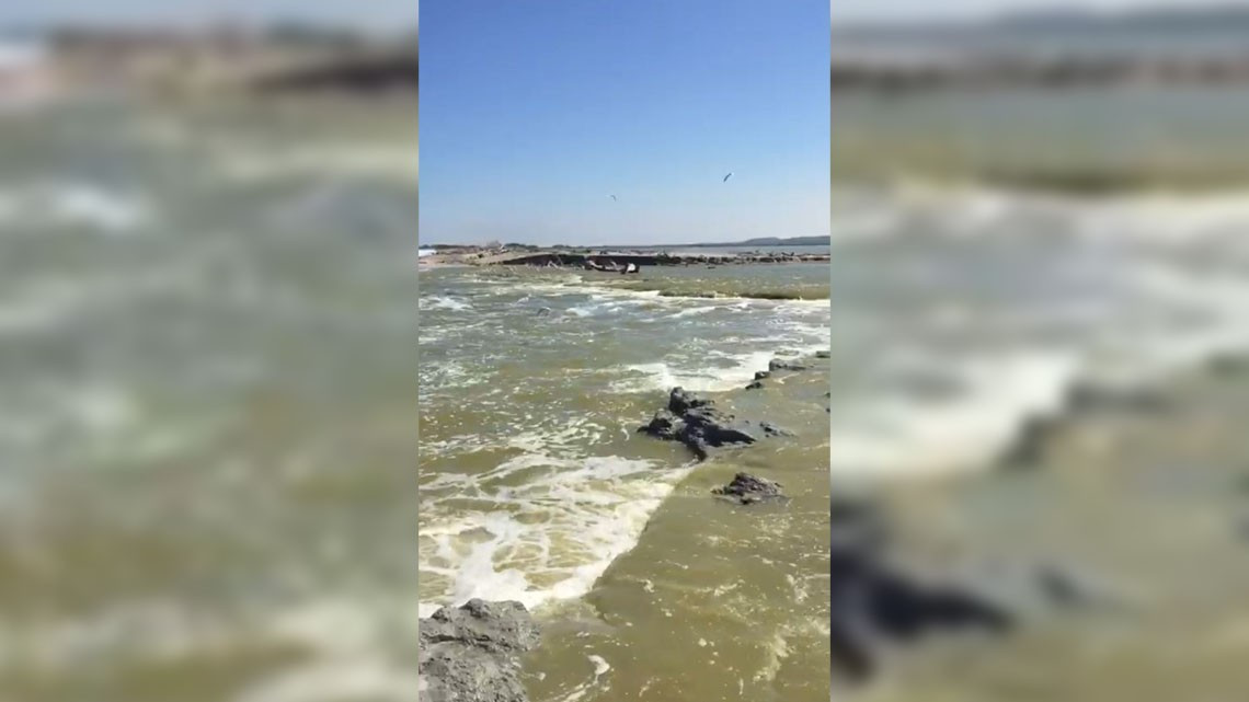 Realizan trabajos de remediación para evitar que el litoral de las marismas se sigan desgastando