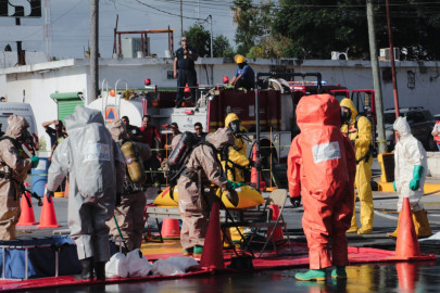 Participa Gobierno de Matamoros en simulacro binacional 2022, en el marco de DINAPREQ 