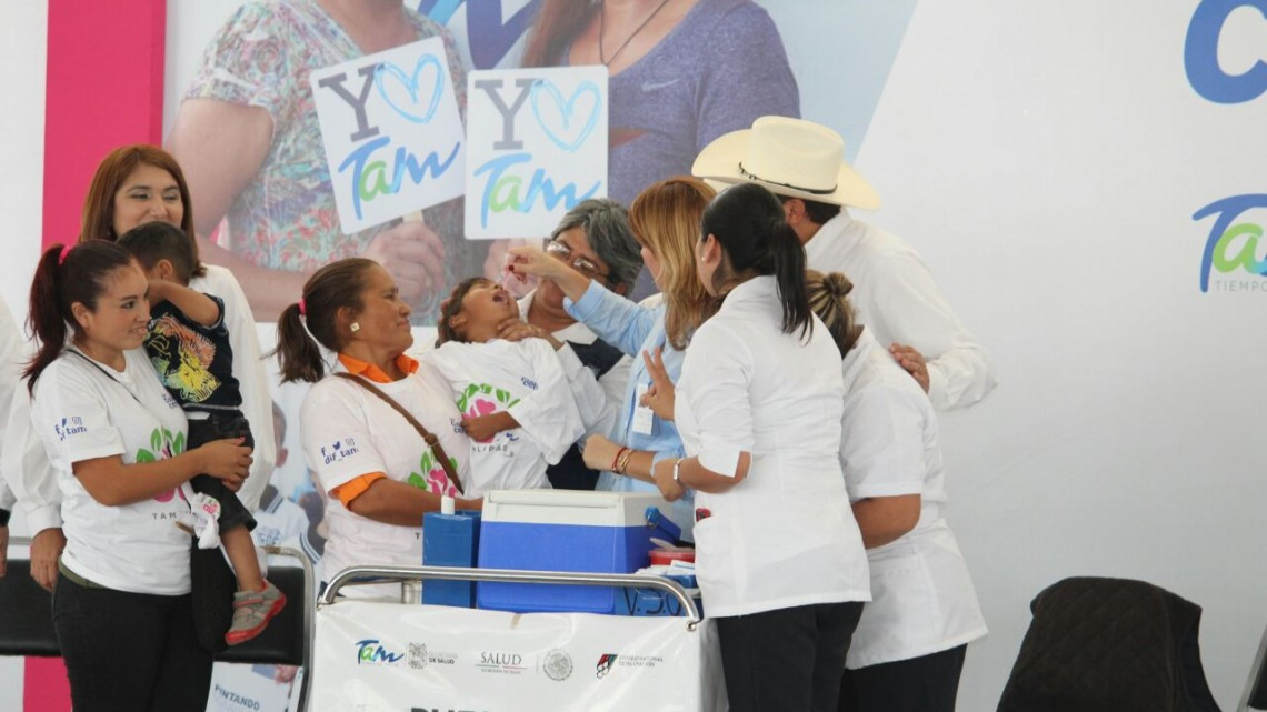 Por un Tamaulipas sin Polio, inicia Primera Semana Nacional de Salud 2018