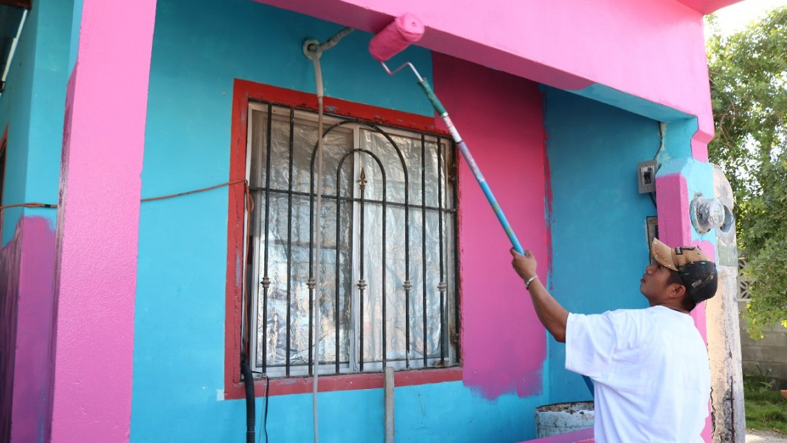Arranca en Reynosa Programa “Tiempo de Pintar la Casa”