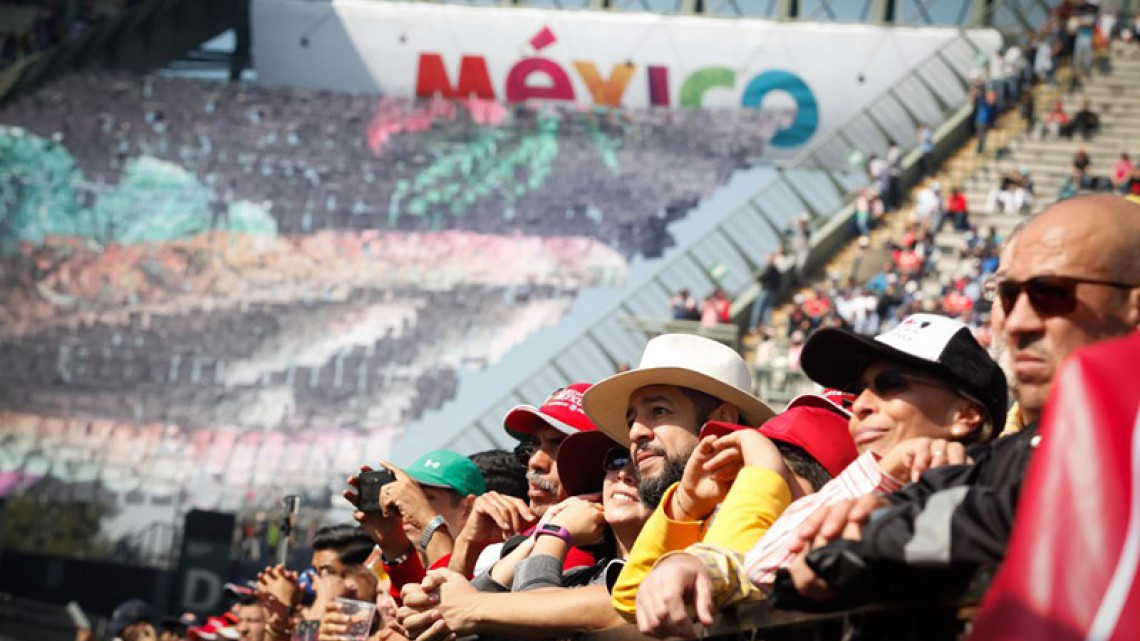 ¡Seguimos conquistando! GP de México el mejor de la temporada de F1