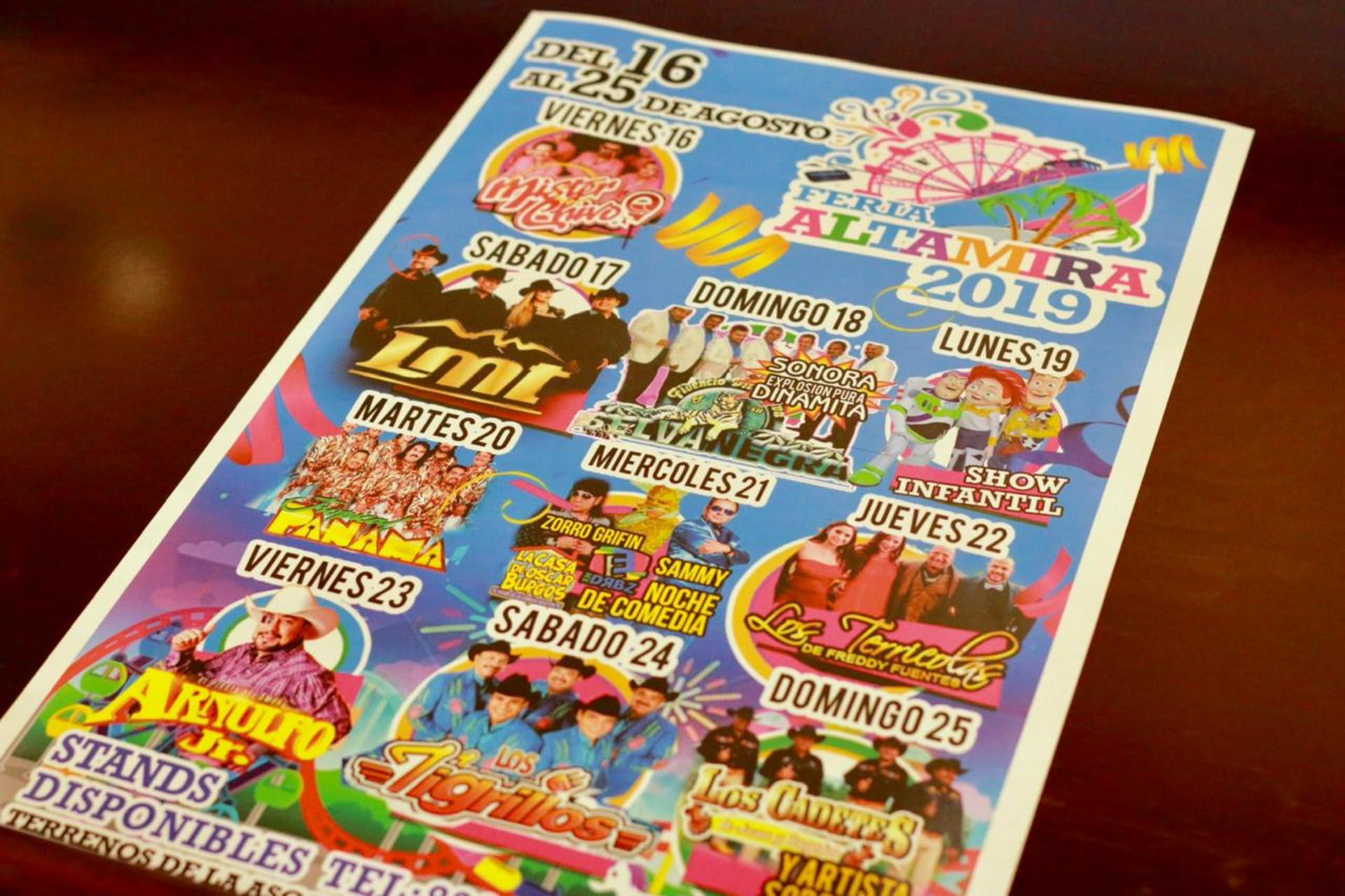 Anuncian Feria Altamira 2019