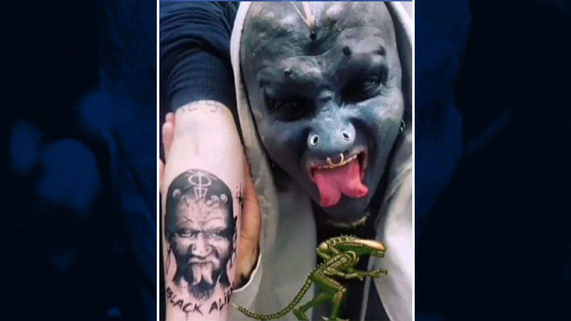 ¡Impresionante! Hombre modifica su rostro para verse como alienígena negro