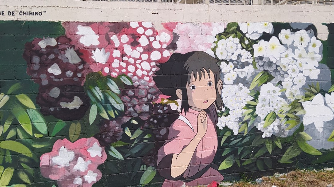 San Nicolás es pintado con imágenes de Studio Ghibli